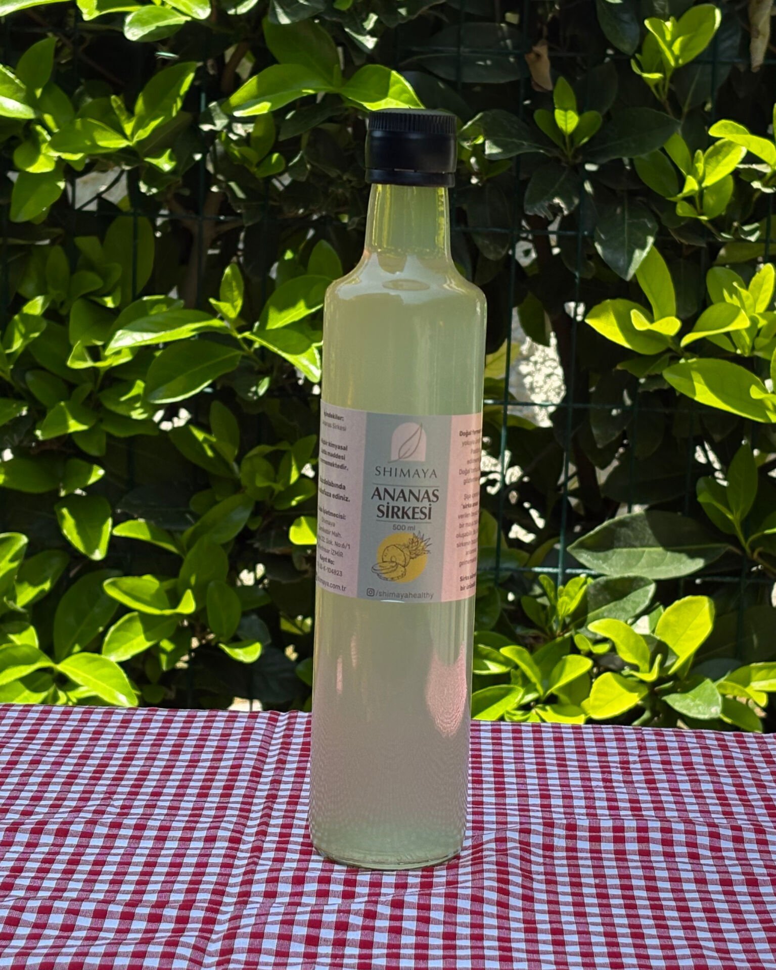 Ananas Sirkesi  (500 ml) Katkı Maddesiz, Koruyucusuz