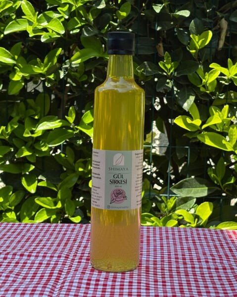 Gül Sirkesi (500 ml) Katkı Maddesiz, Koruyucusuz