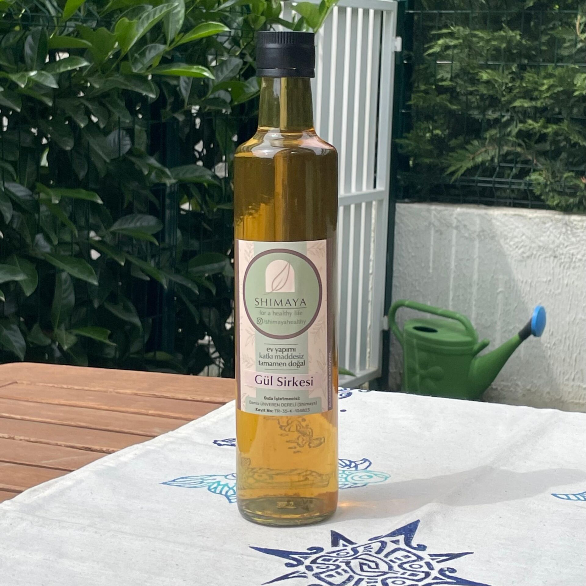 Gül Sirkesi (500 ml) Katkı Maddesiz, Koruyucusuz