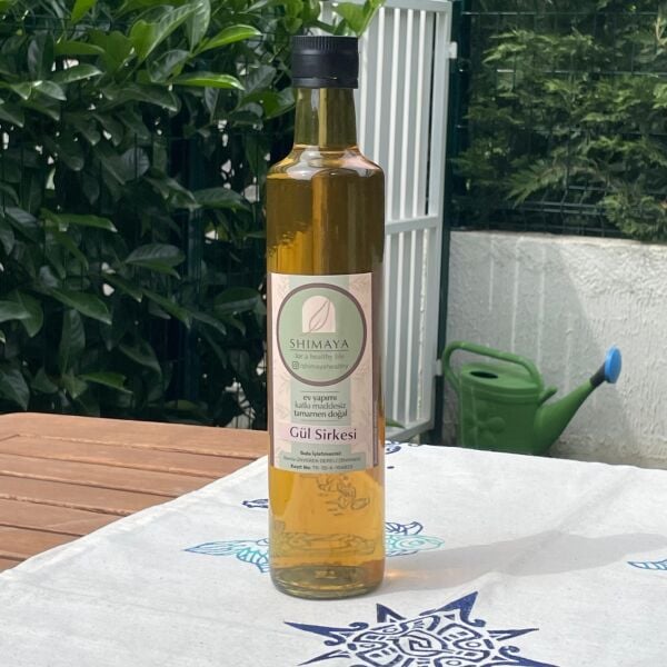 Gül Sirkesi (500 ml) Katkı Maddesiz, Koruyucusuz