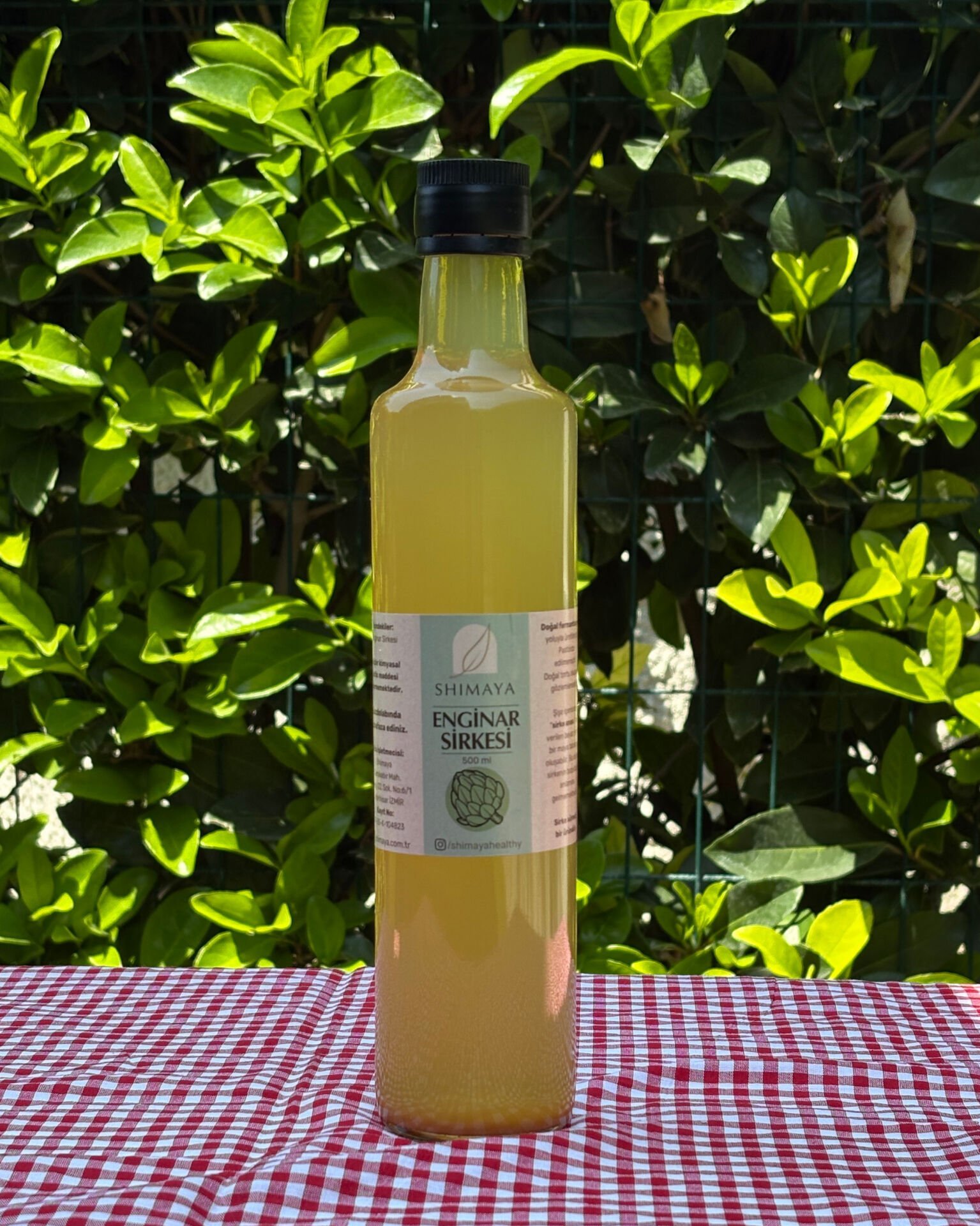 Enginar Sirkesi (500 ml) Katkı Maddesiz Koruyucusuz