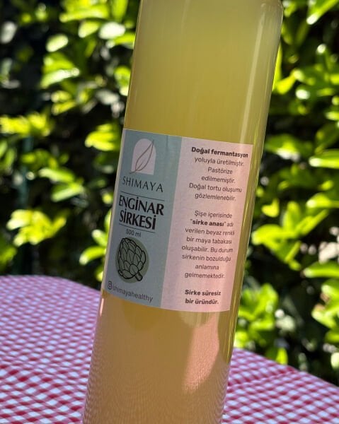 Enginar Sirkesi (500 ml) Katkı Maddesiz Koruyucusuz