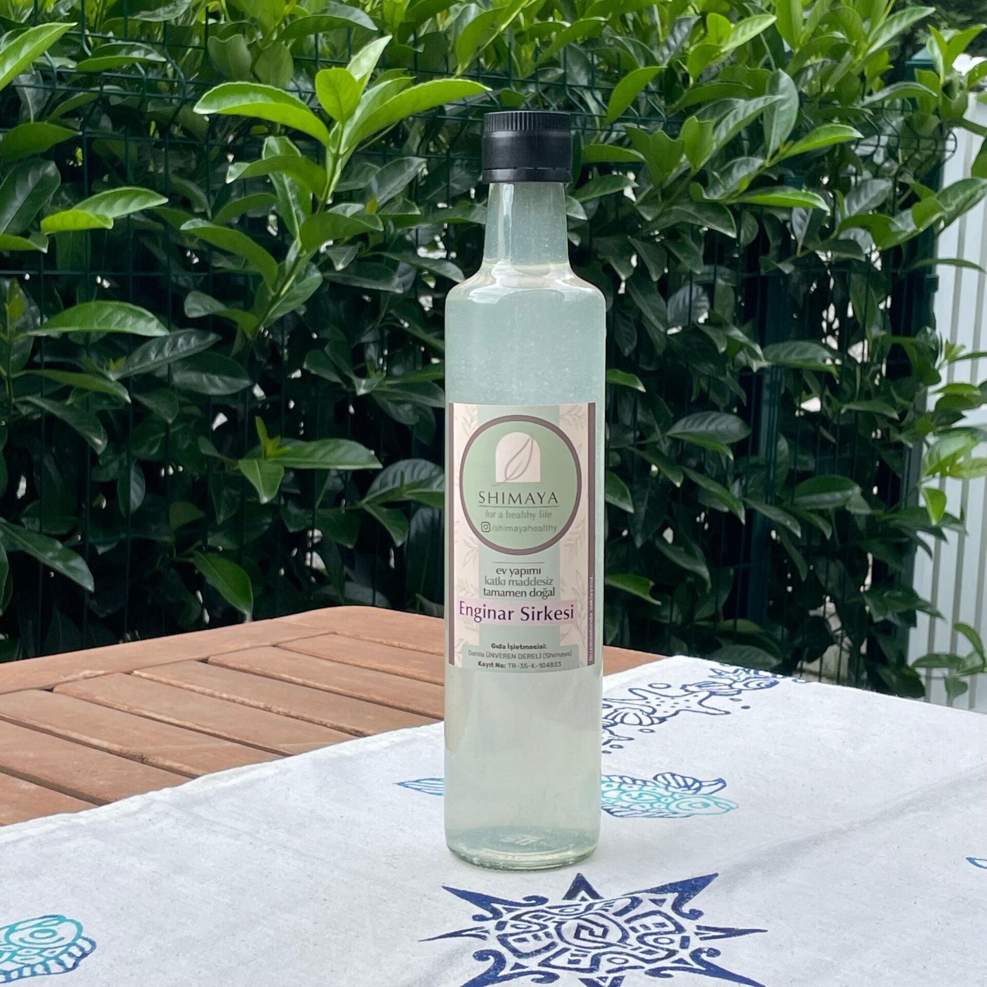 Enginar Sirkesi (500 ml) Katkı Maddesiz Koruyucusuz
