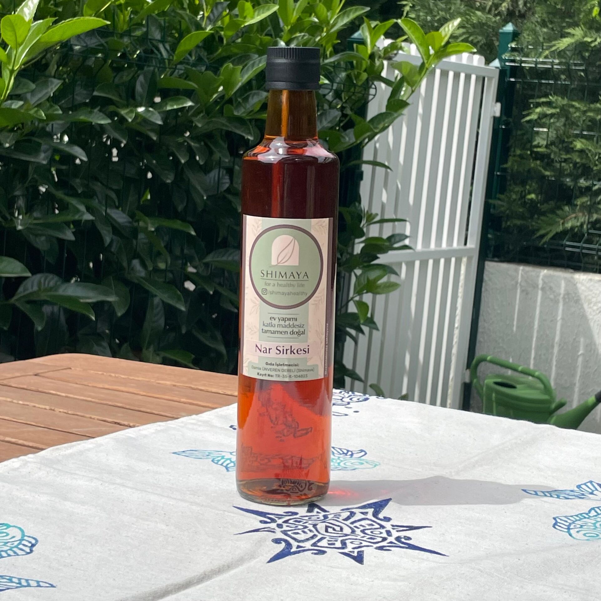 Nar Sirkesi (500 ml) Katkı Maddesiz, Koruyucusuz