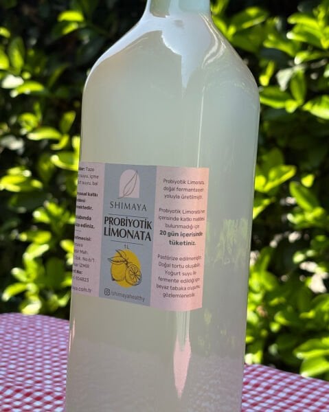Limonata (1 lt)  Probiyotik - Rafine Şekersiz