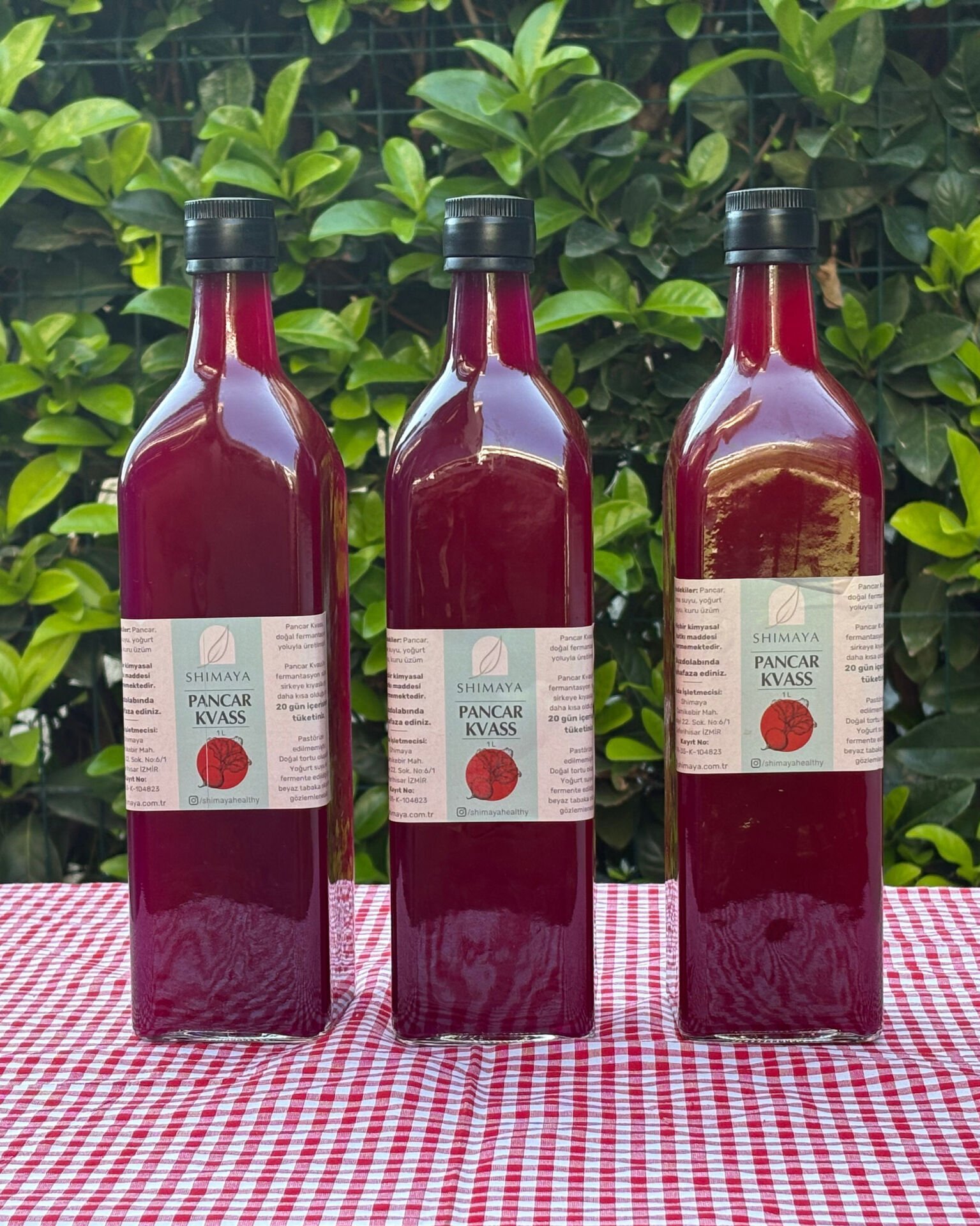 Pancar Kvass 3'lü Set Katkı Maddesiz Koruyucusuz ( 1 lt x 3)